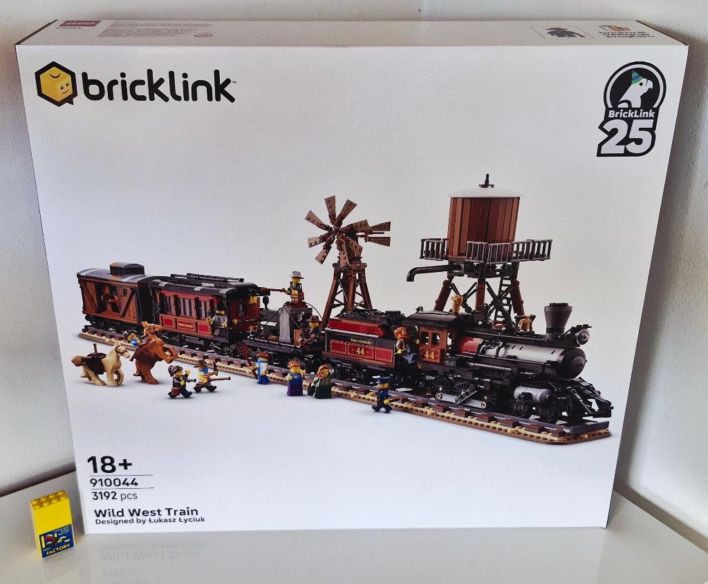 Lego 910044 Bricklink Wild West Train (zeldzaam), Overige thema's, Lego, Nieuw, Ophalen of Verzenden