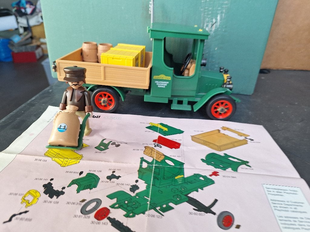 Playmobil vrachtwagen victorian, Ophalen