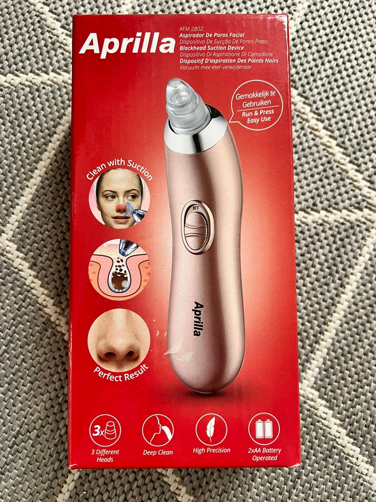 Nettoyant pour pores sous vide pour points noirs (nouveau), Enlèvement ou Envoi, Neuf, Tout le visage, Nettoyage