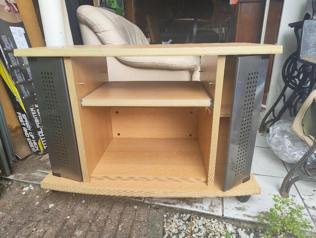 TV meubel, Ophalen, Minder dan 50 cm, Gebruikt, Minder dan 25 cm