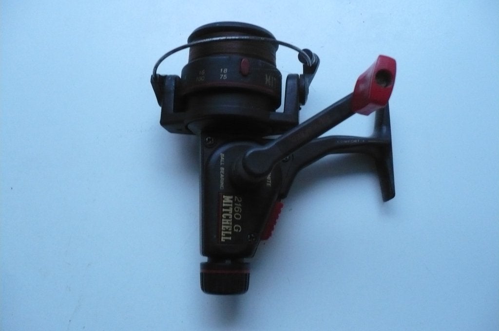 Vismolen Mitchell 2160 G, Watersport en Boten, Ophalen of Verzenden, Gebruikt, Molen