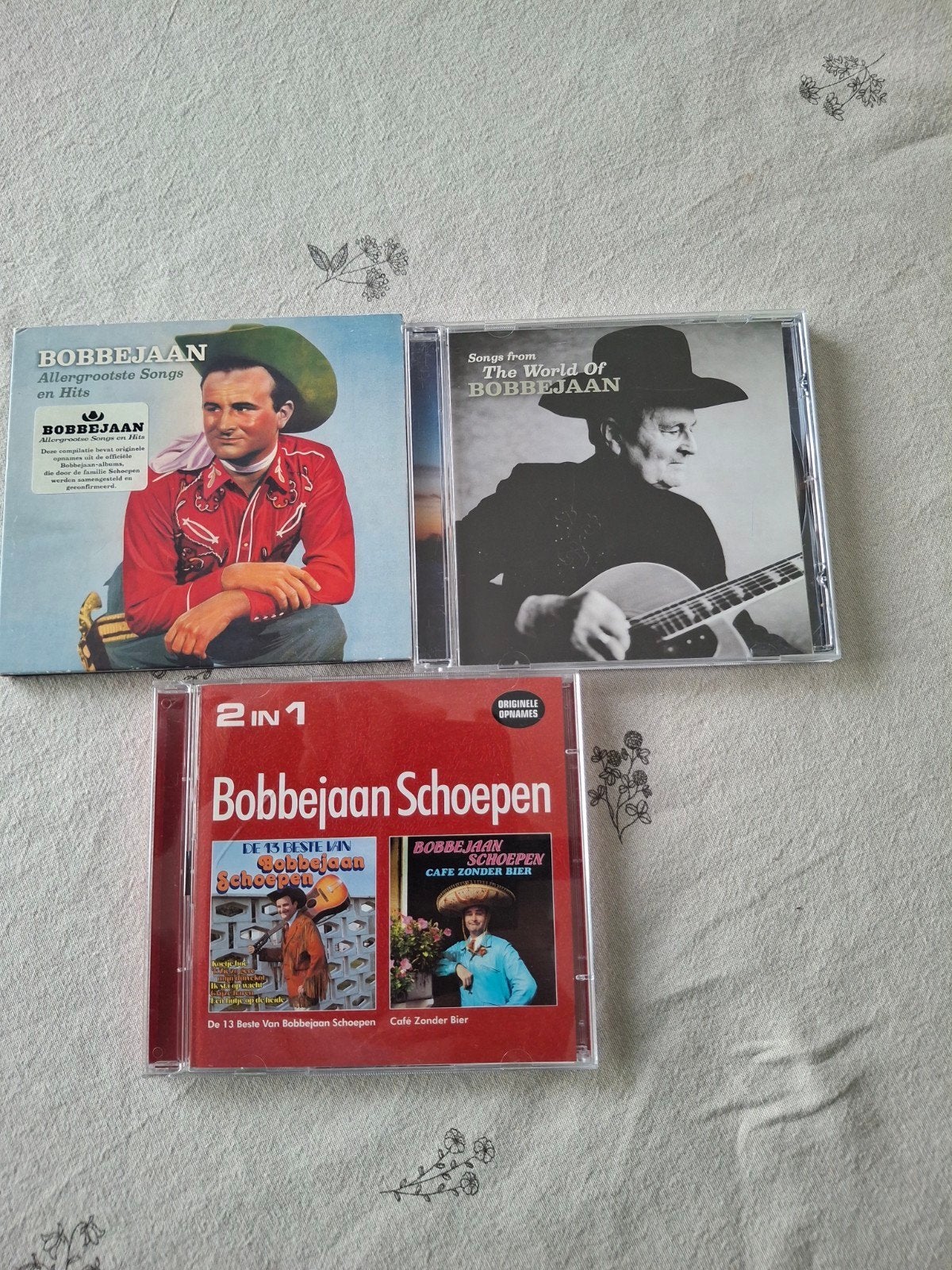 cds bobbejaan schoepen  2 euro per cd, Ophalen of Verzenden