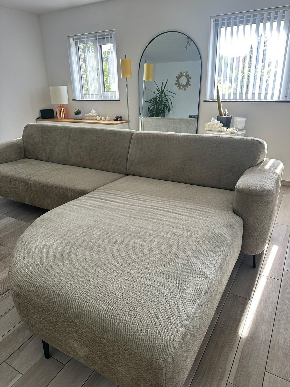 Hoeksalon Leif, Huis en Inrichting, Ophalen, Zo goed als nieuw, Stof