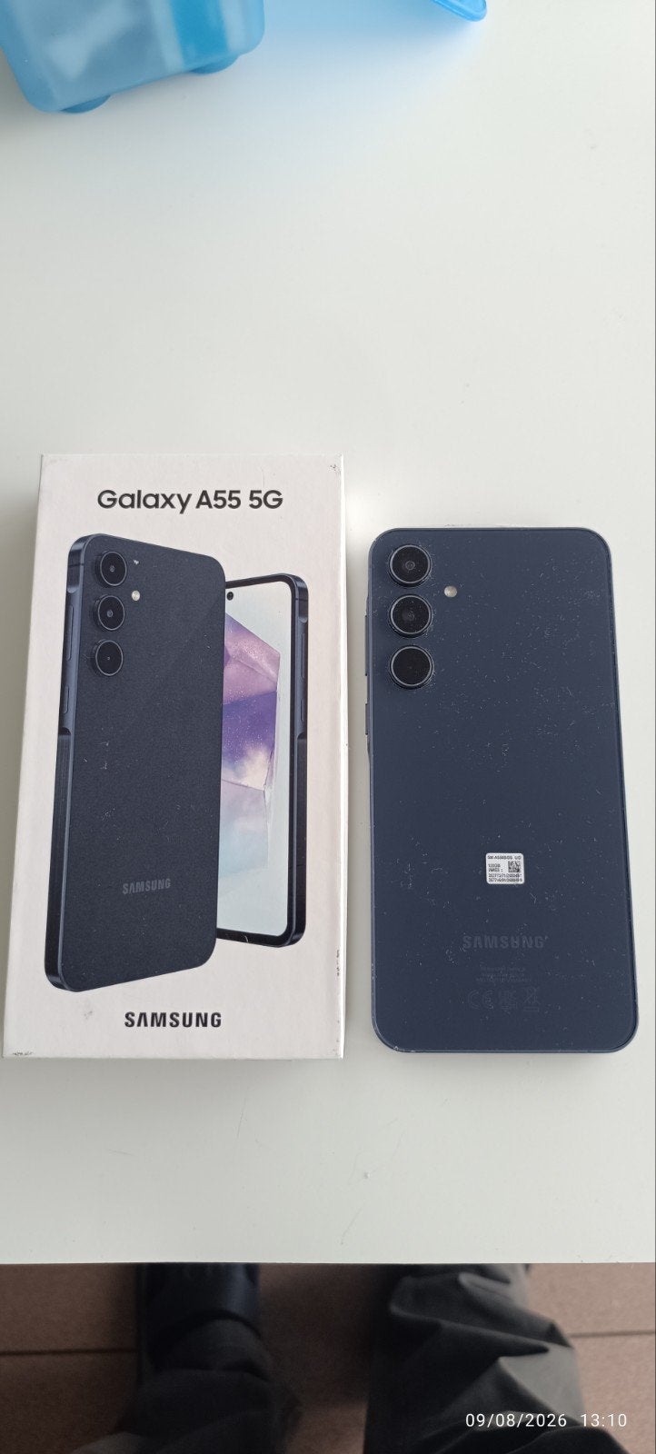 Samsung Galaxy A55 5G, Blauw, Touchscreen, Nieuw, Ophalen of Verzenden