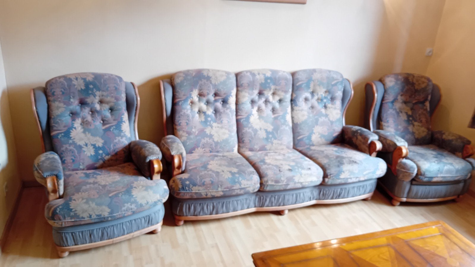 salon tissus, Maison & Meubles, Canapés | Salons, Enlèvement, Tissus