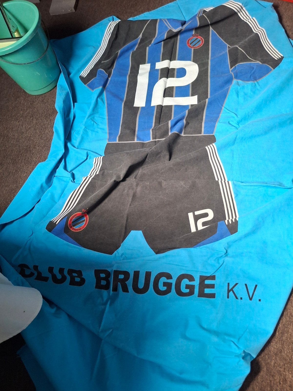overtrek Club Brugge 1 persoonsbed, Ophalen of Verzenden
