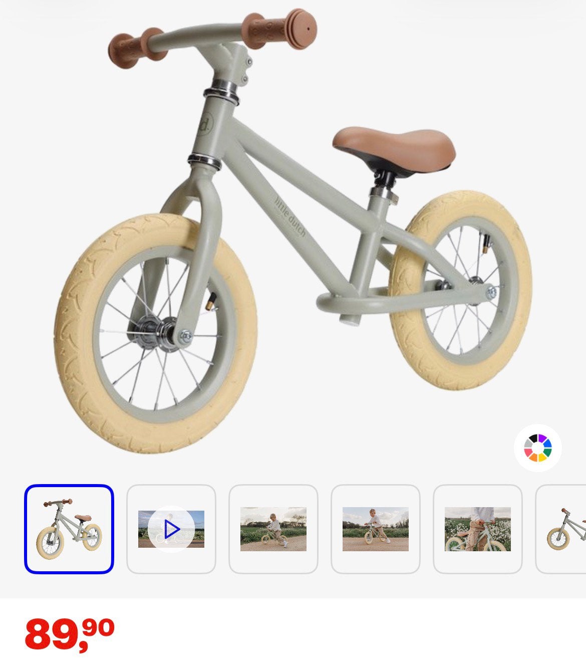 Loopfiets Little dutch, Fietsen en Brommers, Ophalen, Gebruikt