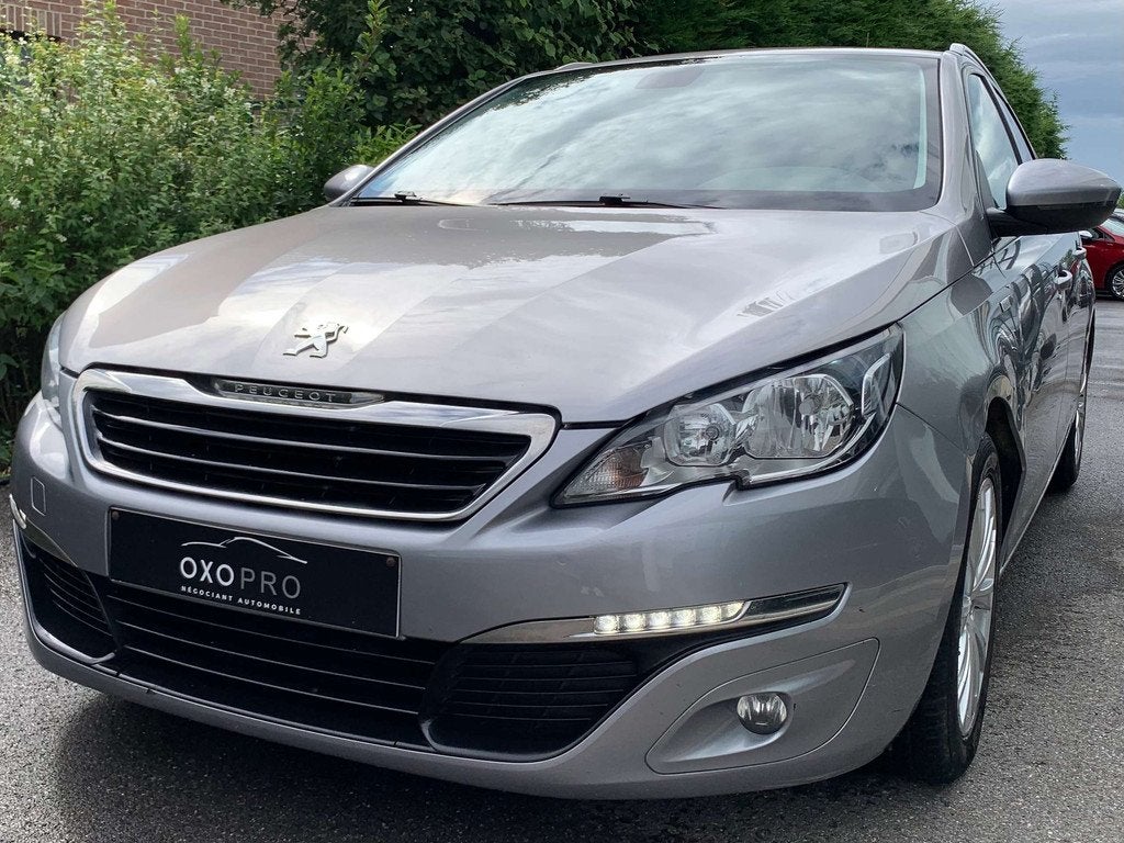 Peugeot 308 SW 1.6 HDI 100CV STYLE / Gps / Camera / Cruise /, Argent ou Gris, Achat, Euro 6, Entreprise