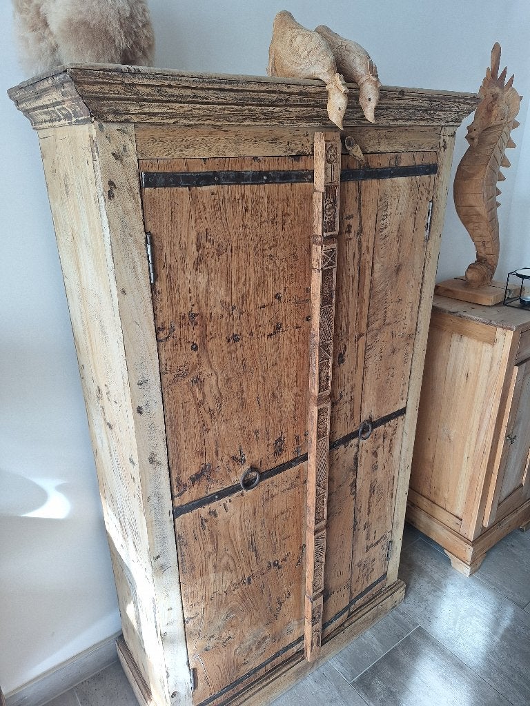 landelijke kast, Huis en Inrichting, Ophalen, Overige houtsoorten, Met plank(en)