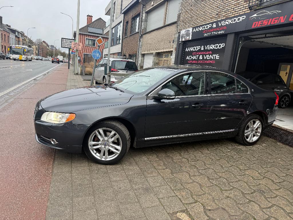 Volvo S80 S80 2.0 D3 Summum Automatique Navi 1er Main Carnet, Achat, Entreprise, Carnet d'entretien, Noir