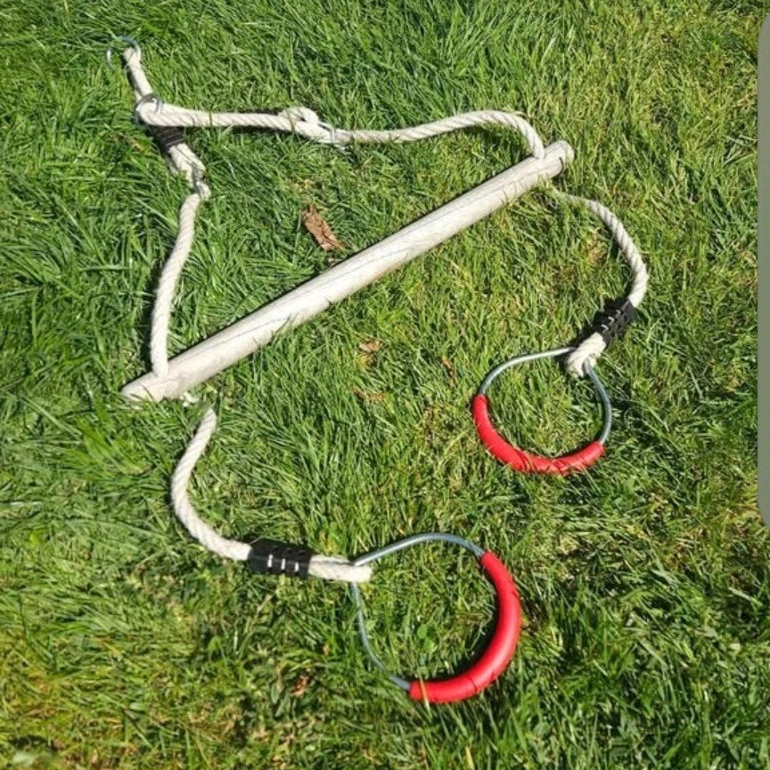 rekstok met ringen - schommel, Ophalen, Gebruikt