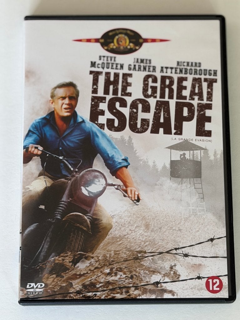 The Great Escape (Steve McQueen) DVD, Utilisé, 1960 à 1980, À partir de 12 ans, Action et Aventure