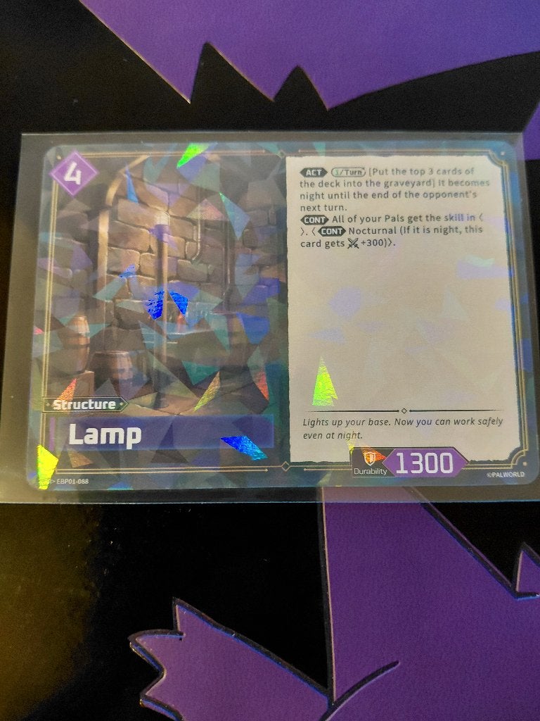 Palworld: Lamp - <R> EBP01-088 (PRISTINE | HOLO), Enlèvement ou Envoi, Neuf, Carte(s) à jouer