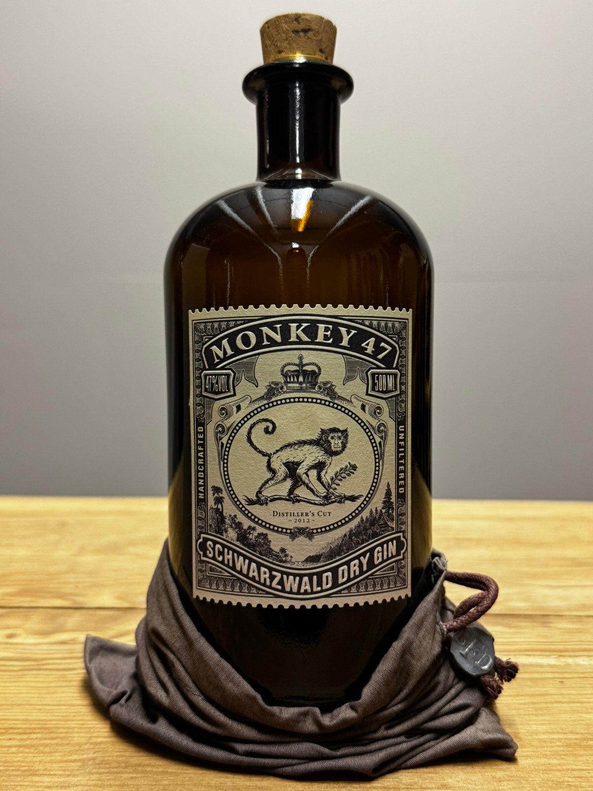 Monkey 47 Distiller's Cut 2012 (bouteille vide), Enlèvement ou Envoi, Utilisé