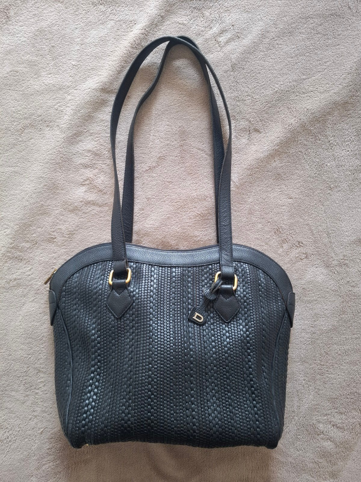 Parsac handtas Delvaux in toile de cuir, Enlèvement, Noir, Sac à main