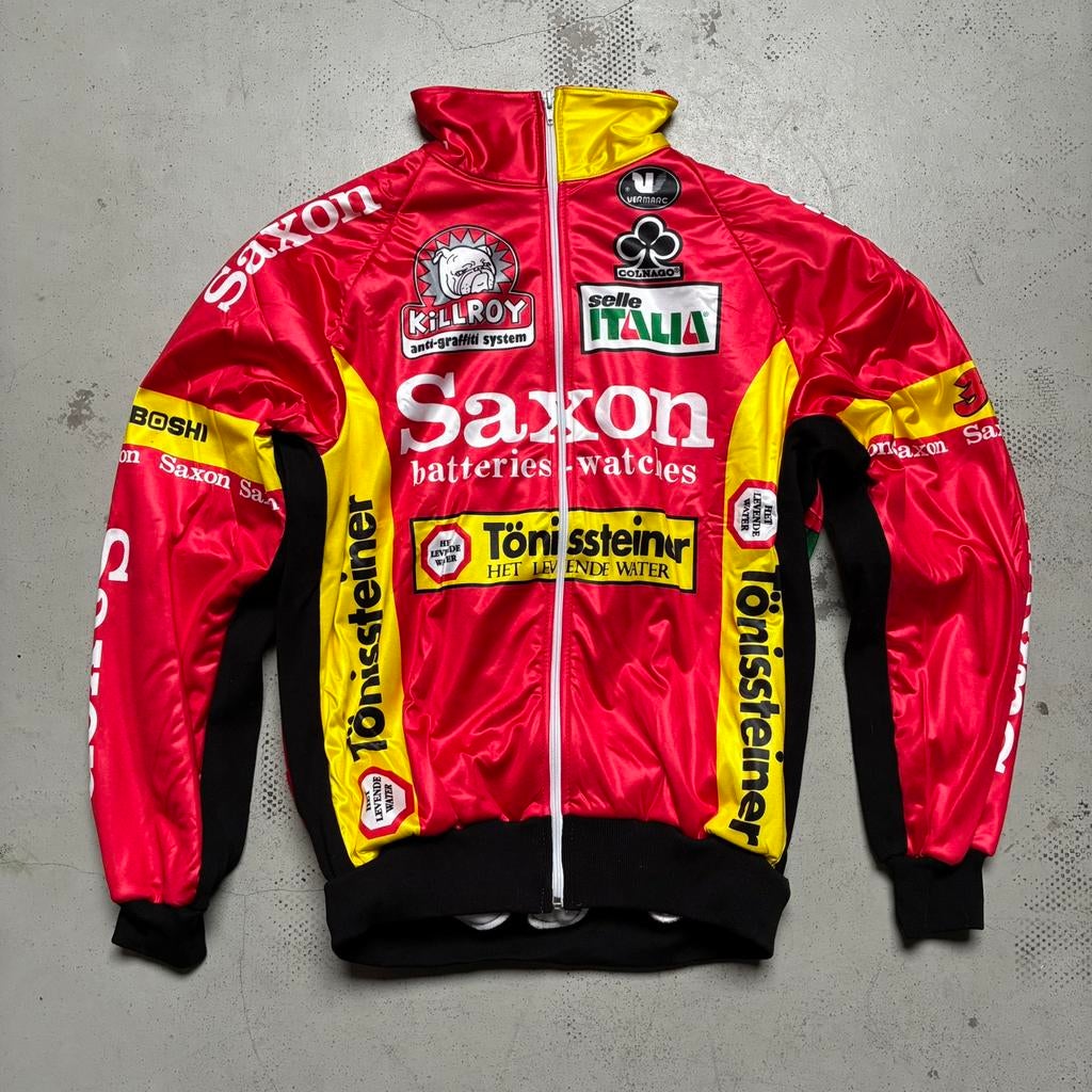 Saxon Tönissteiner koerstrui wielertrui vest 1997/98, Fietsen en Brommers, Fietsaccessoires | Fietskleding, Zo goed als nieuw