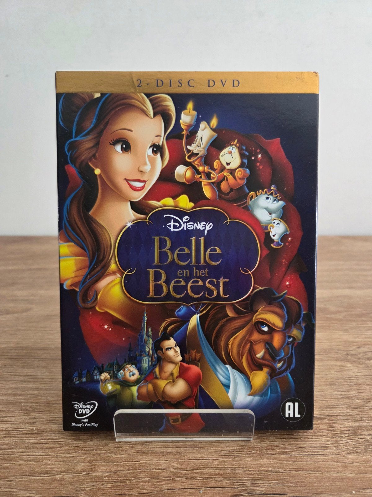 Belle en het Beest van Disney met gouden rugnummer 33, Bonusmateriaal, Animatie, Nederlands, Ophalen of Verzenden