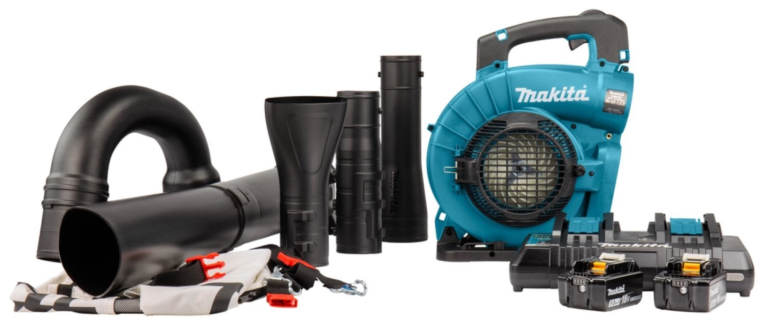 Makita bladblazer bladzuiger DUB363PT2V (nieuw), Tuin en Terras, Ophalen of Verzenden, Met opvangzak, Elektrisch, Ruggedragen