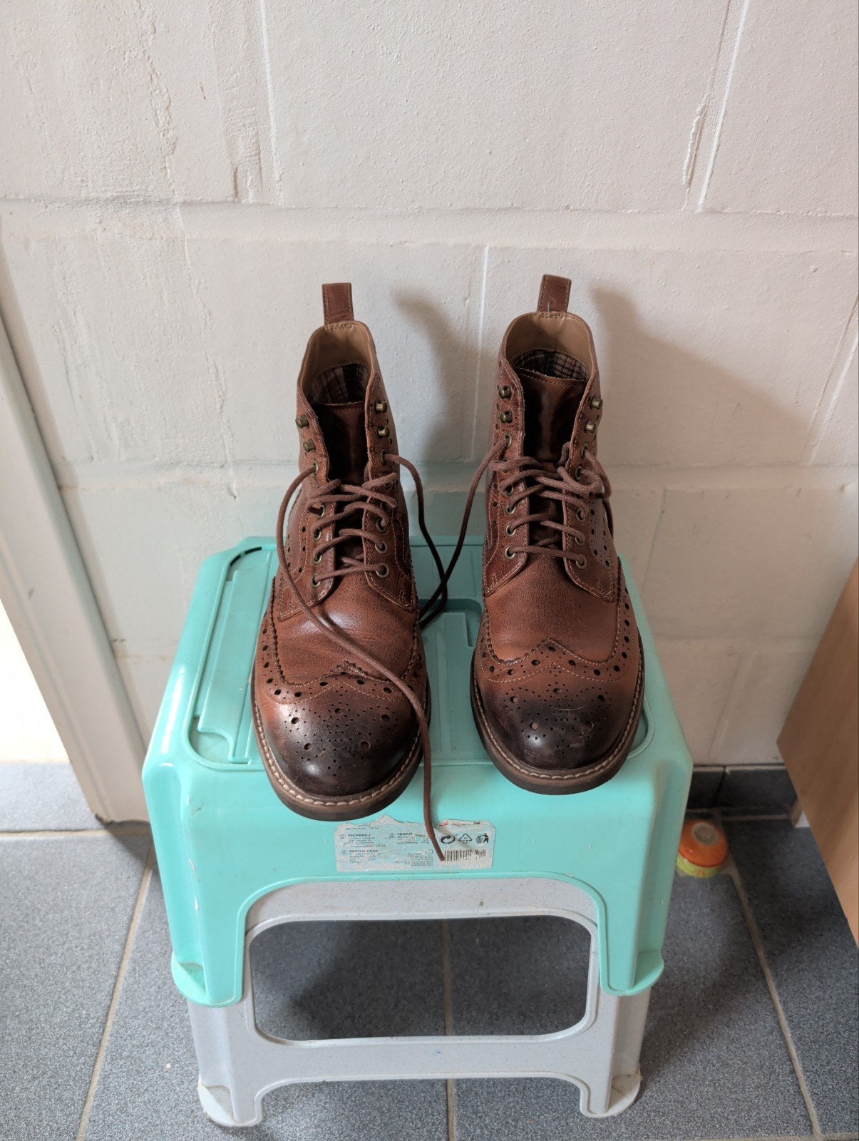 chaussures clarks 1825, CLARK'S, Enlèvement ou Envoi, Comme neuf, Brun