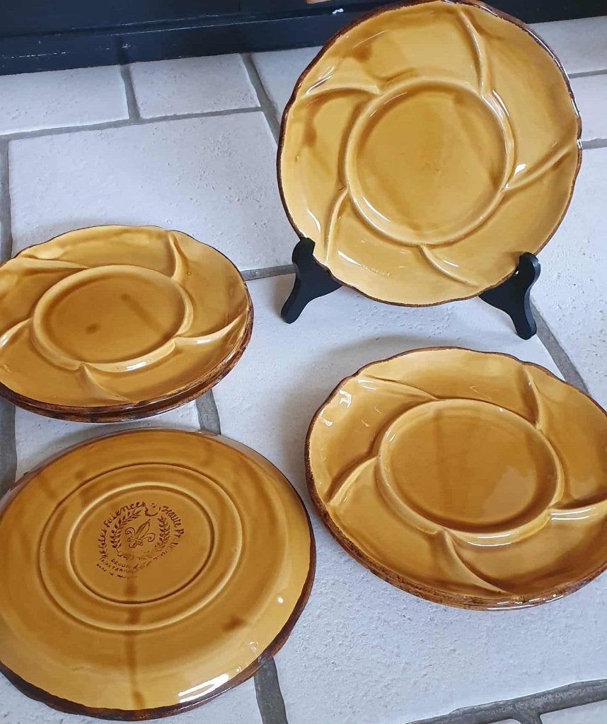 ASSIETTES VINTAGE HAUTE PROVENCE MADE IN FRANCE ('70), Maison & Meubles, Assiettes(s), Vintage, Comme neuf, Enlèvement