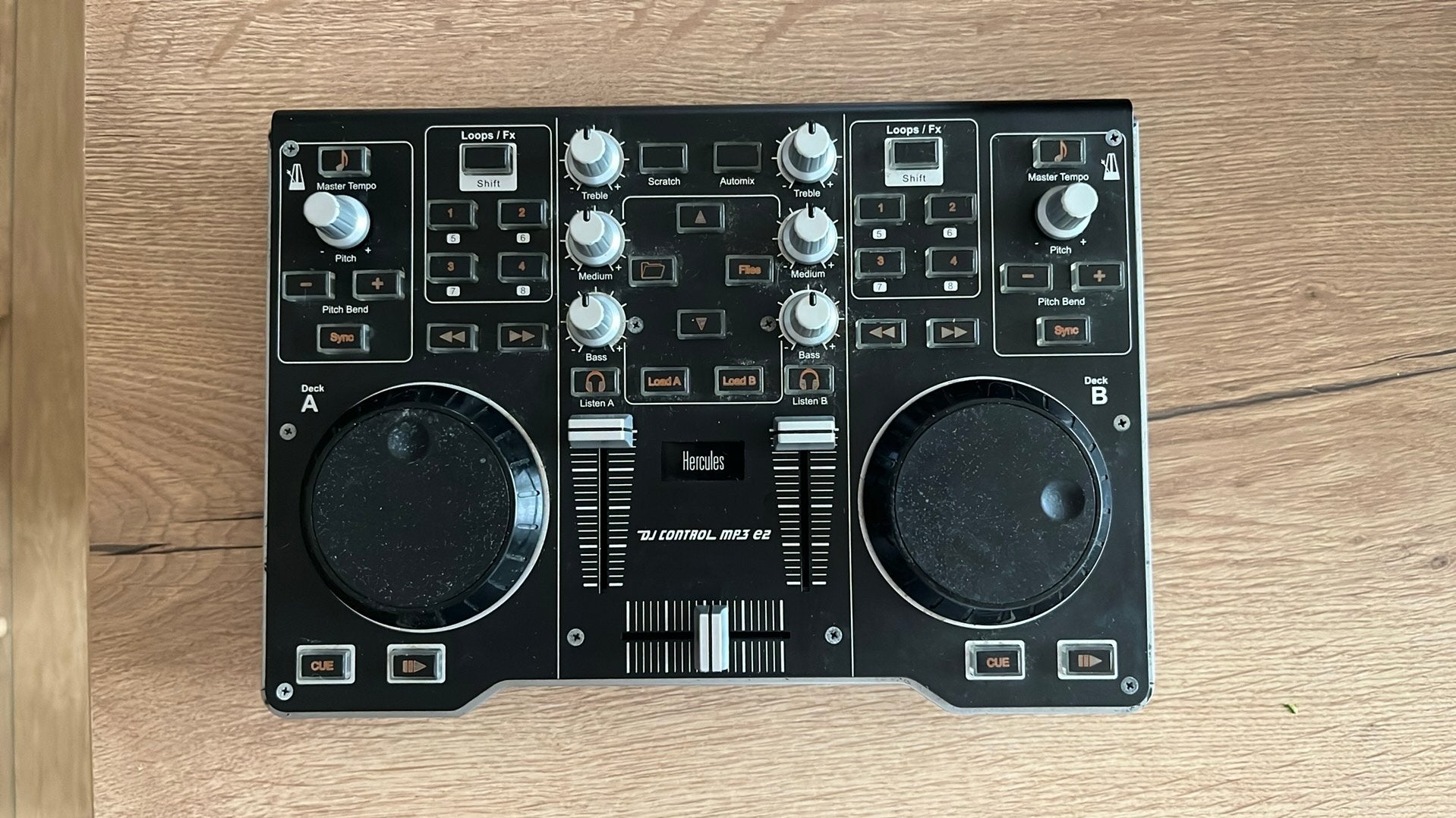 Hercules dj control mp3 e2, Muziek en Instrumenten, Dj-sets en Draaitafels, Ophalen, Gebruikt, Draaitafel, Overige merken