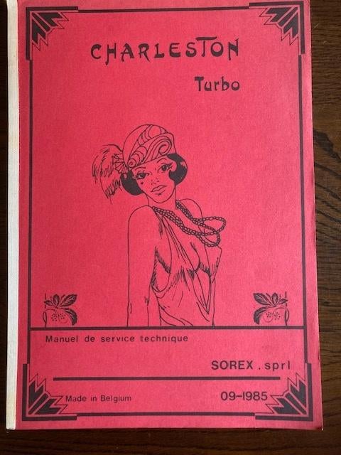 BINGO CHARLESTON TURBO de SOREX DATÉ 09/1985 MANUEL DE SERV, Enlèvement ou Envoi, Comme neuf