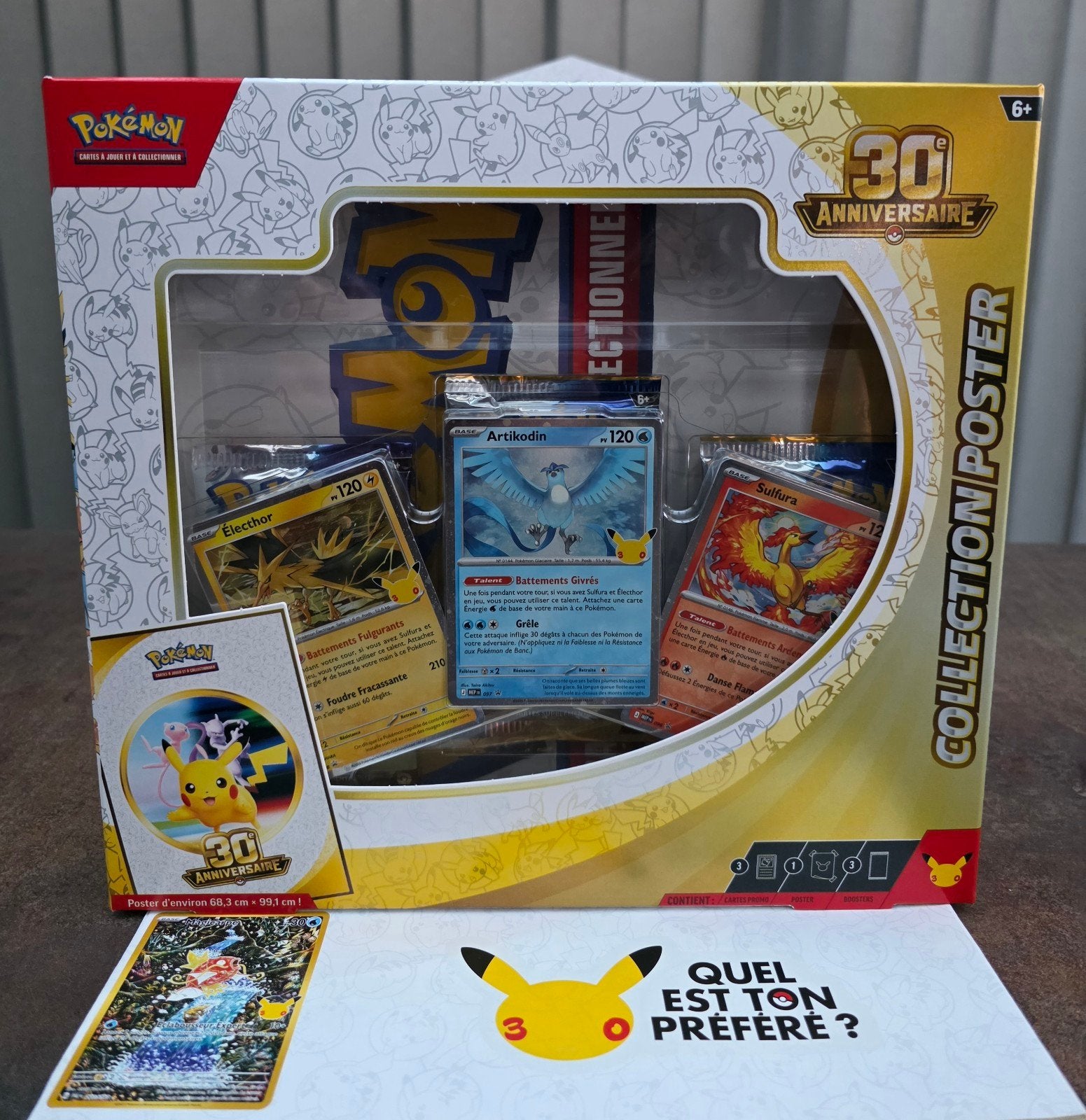Pokemon spécial 30 ans Coffret Poster, Enlèvement ou Envoi