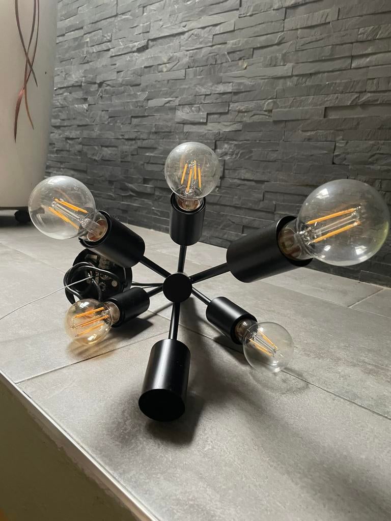 Lampe plafond, Ophalen, Led, Moderne, Glas
