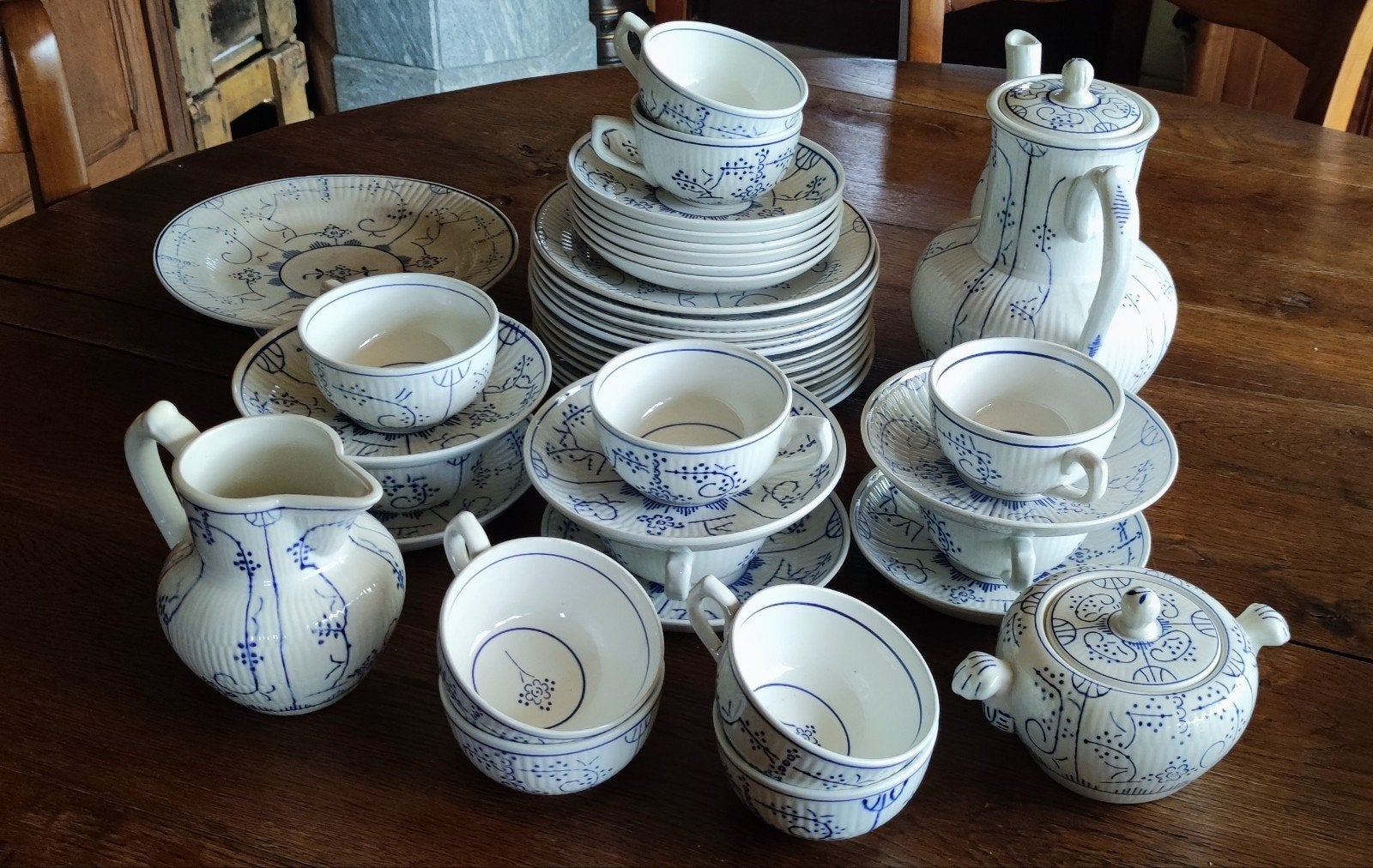 Boch Copenhague koffie servies, Enlèvement ou Envoi