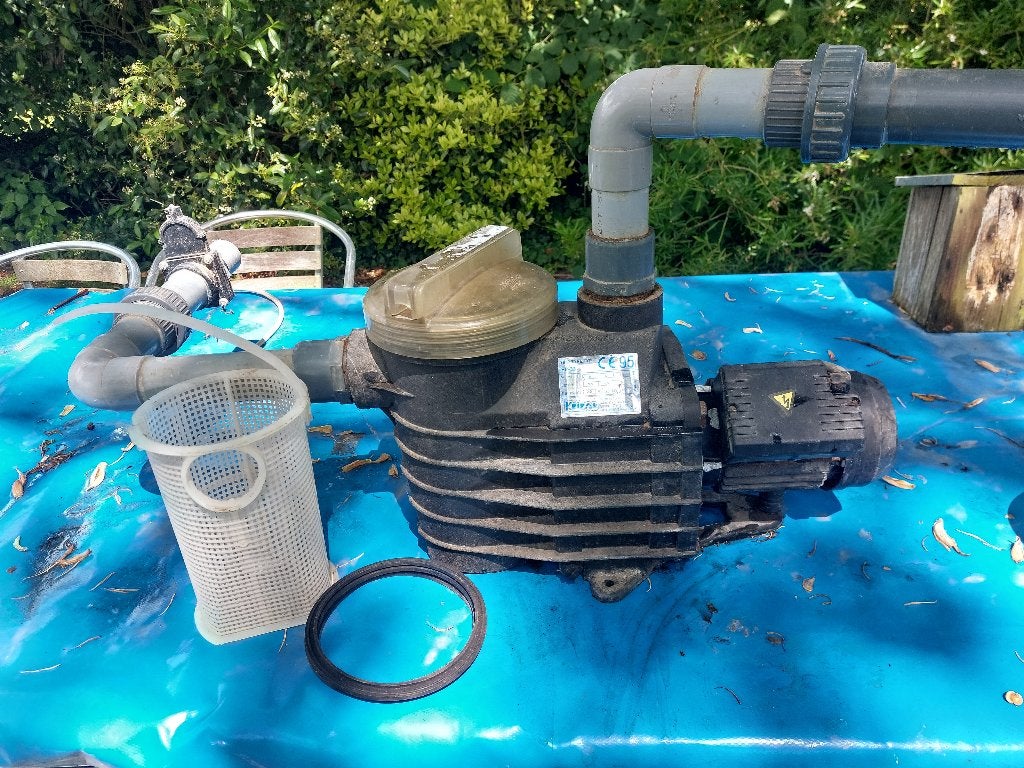 Pompe pour étang ou bassin, Enlèvement, Utilisé