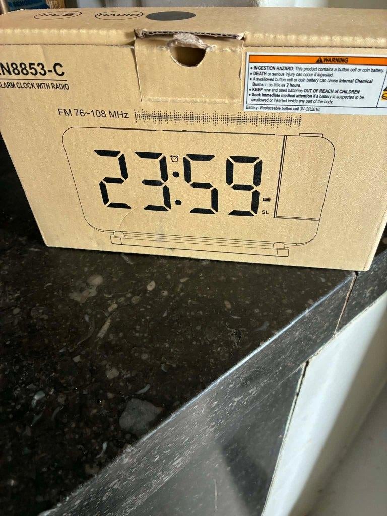 klokradio, Elektronische apparatuur, Wekkers, Ophalen of Verzenden, Zo goed als nieuw