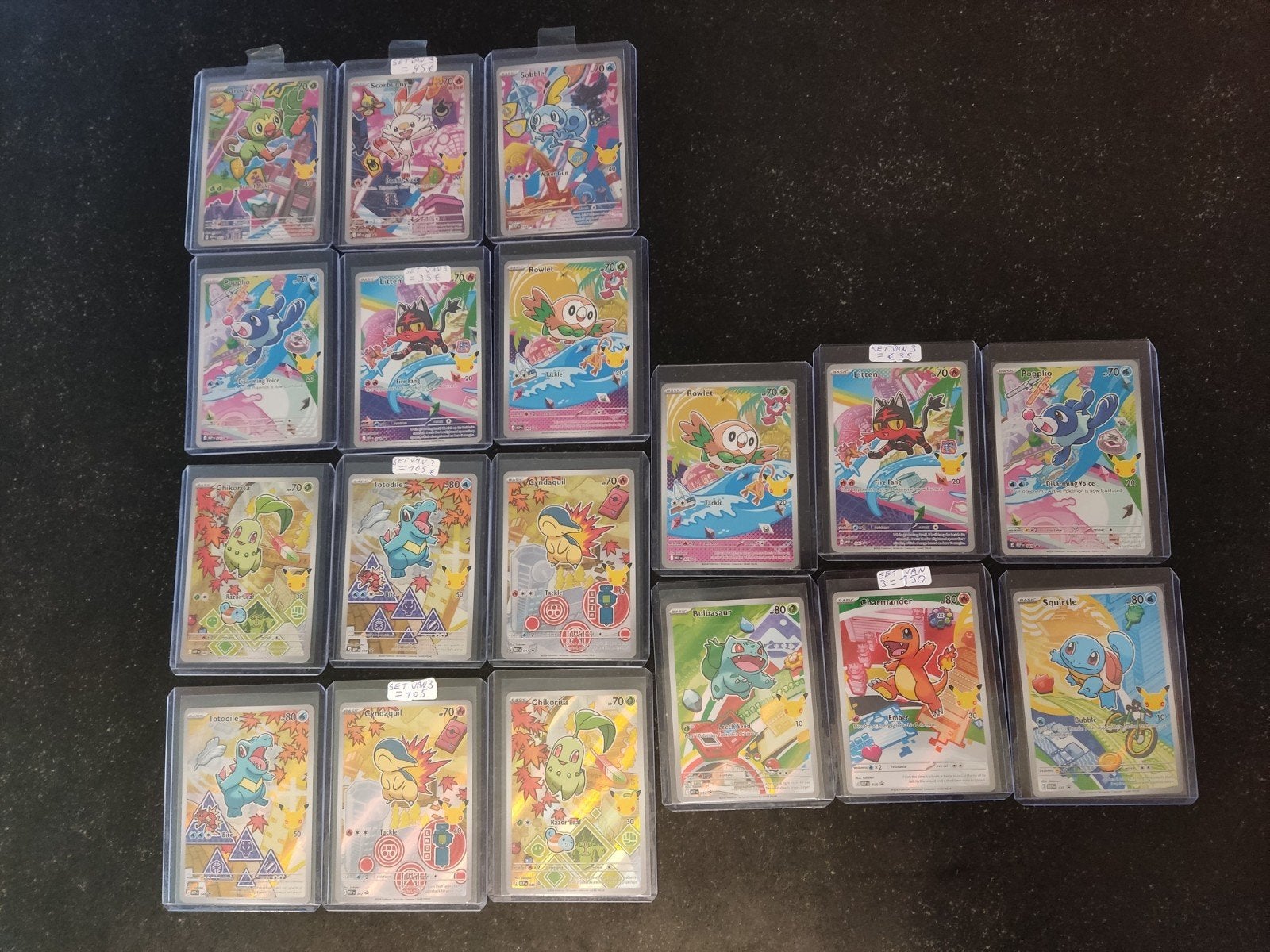 First partner setjes pokemon 30jaar, Hobby en Vrije tijd, Ophalen of Verzenden