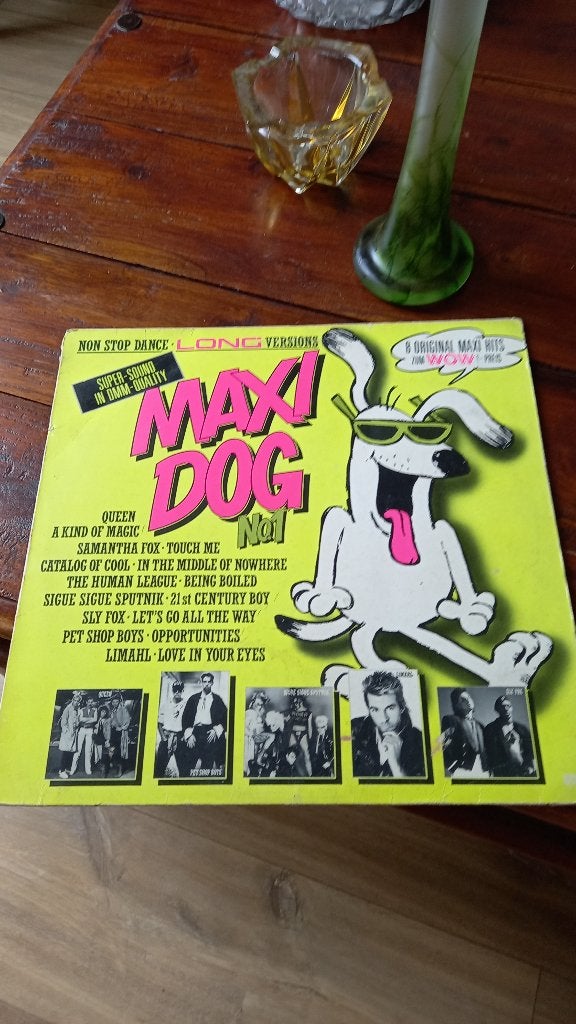 Vinyl 33t "maxi dog" queen,the human league,pet shop boys, Ophalen, Gebruikt, Pop