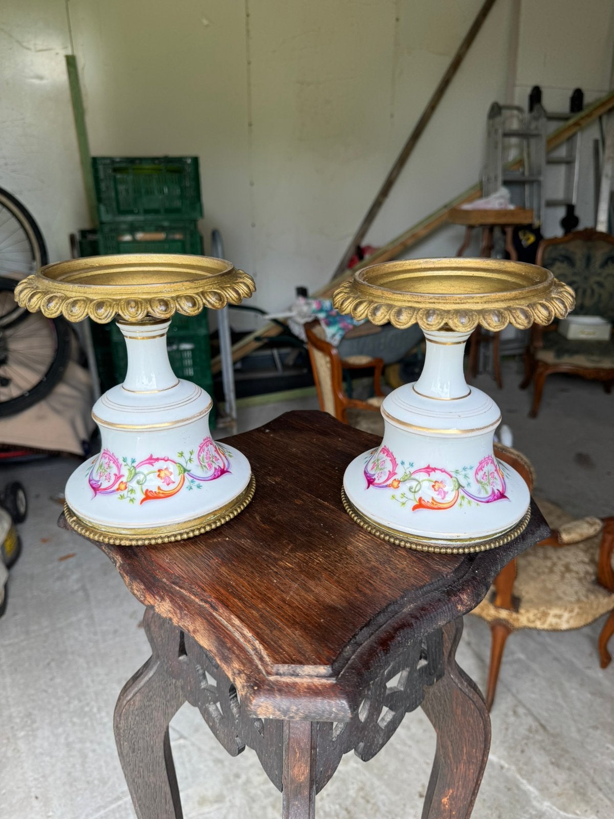 Pot vase boité accessoires de brocante, Enlèvement ou Envoi