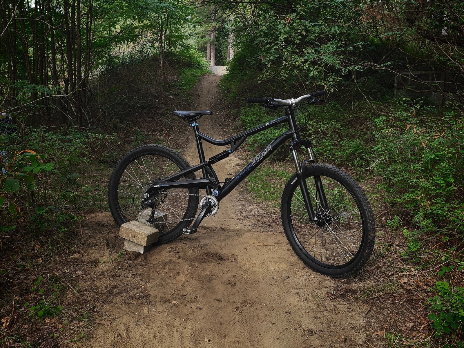 Full suspension MTB geef een deftige bod en ze is van u., Zo goed als nieuw, Schijfrem, 53 tot 57 cm, Ophalen
