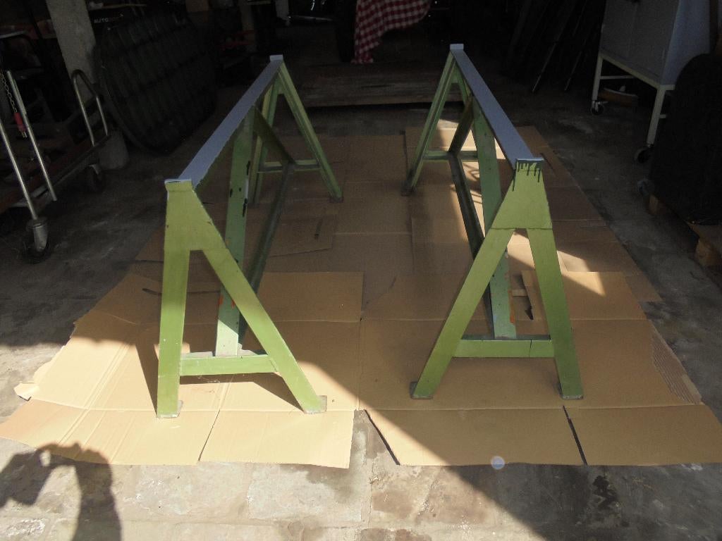 Zware metalen schragen, Doe-het-zelf en Bouw, Ophalen, Gebruikt, IJzer