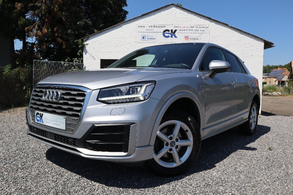Audi Q2 30 TFSI S-line 2020, Autos, Audi, Cuir, Argent ou Gris, Entreprise, Garantie prolongée