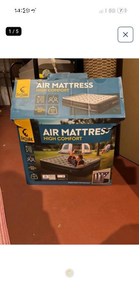 Matelas gonflable, Neuf, Matelas, Enlèvement, 200 cm