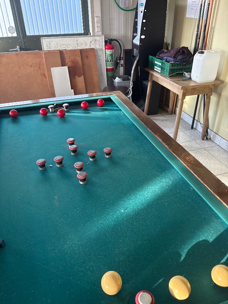 Biljarttafel, Sports & Fitness, Enlèvement, Utilisé, Table de billard