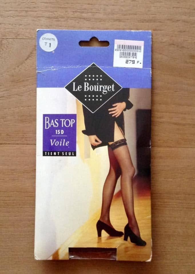 Bas gris Vintage Le Bourget Bas Top 15 den T.1/S, Vêtements | Femmes, Chaussettes & Bas, Neuf, Gris, Enlèvement ou Envoi, Bas Stay-up