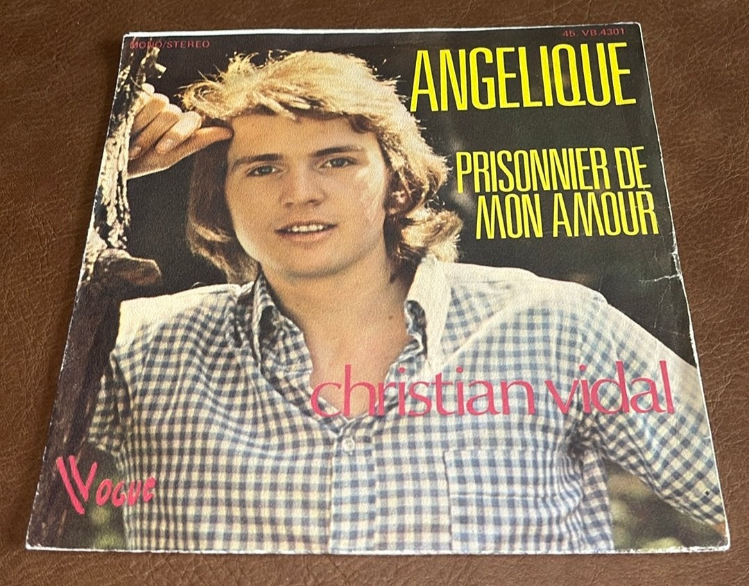 Christian Vidal ‎– Angélique - 7” vinyl single - FR 1973, Ophalen of Verzenden, Gebruikt