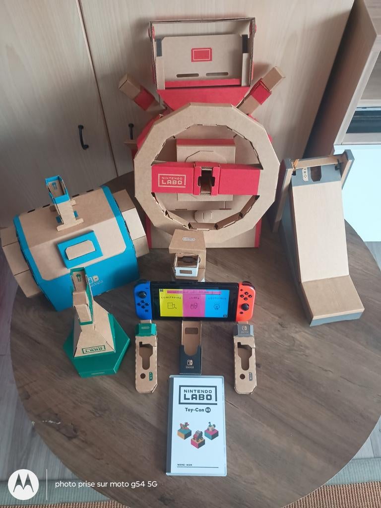 Nintendo Labo-voertuigset (Toy-Con 03) - Onberispelijke staa, Games en Spelcomputers, Ophalen of Verzenden, Nintendo, Zo goed als nieuw