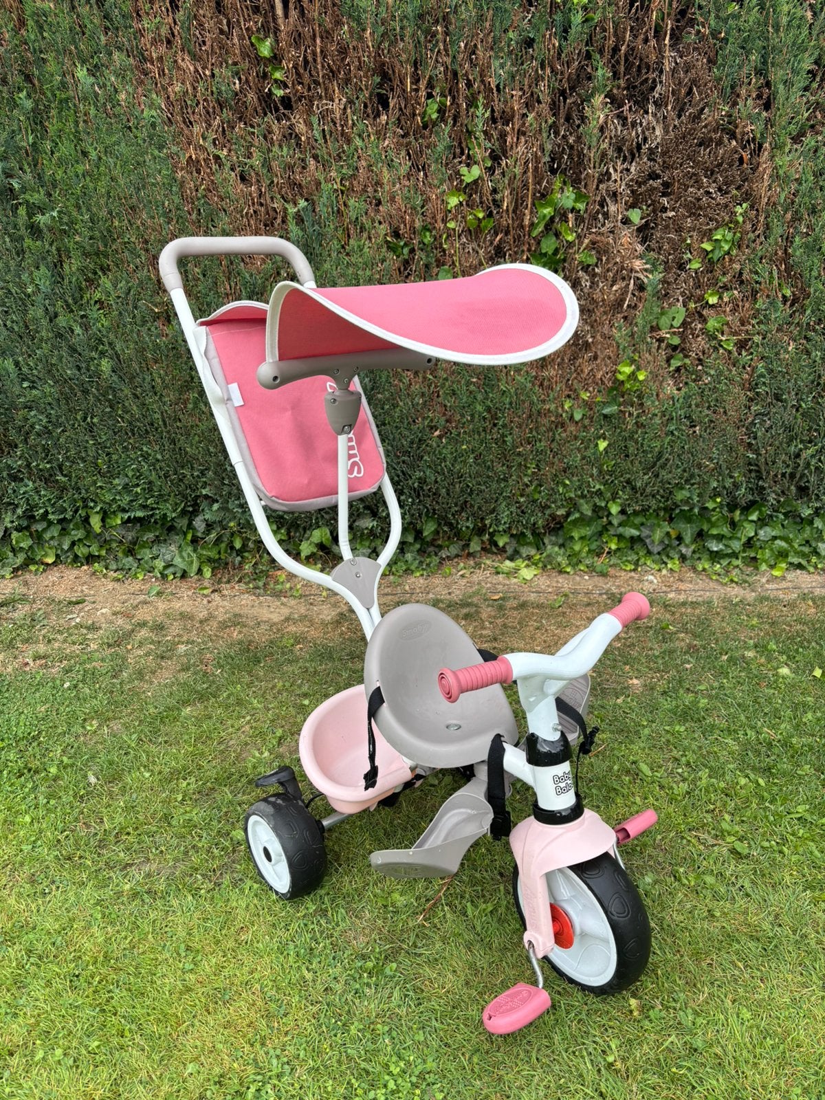 Tricycle Smoby rose, Vélos & Vélomoteurs, Enlèvement, Comme neuf