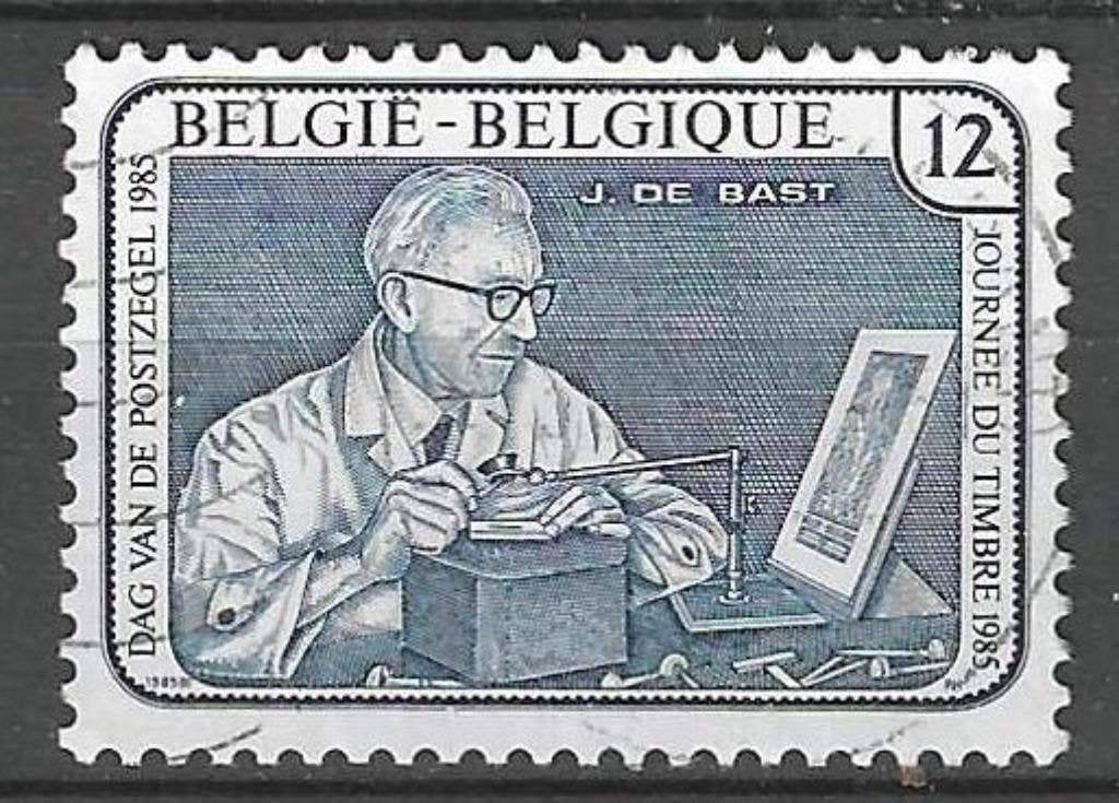 Belgique 1985 - Yvert/OBP 2169 - Journée du timbre (ST), Timbres & Monnaies, Timbres | Europe | Belgique, Affranchi, Envoi