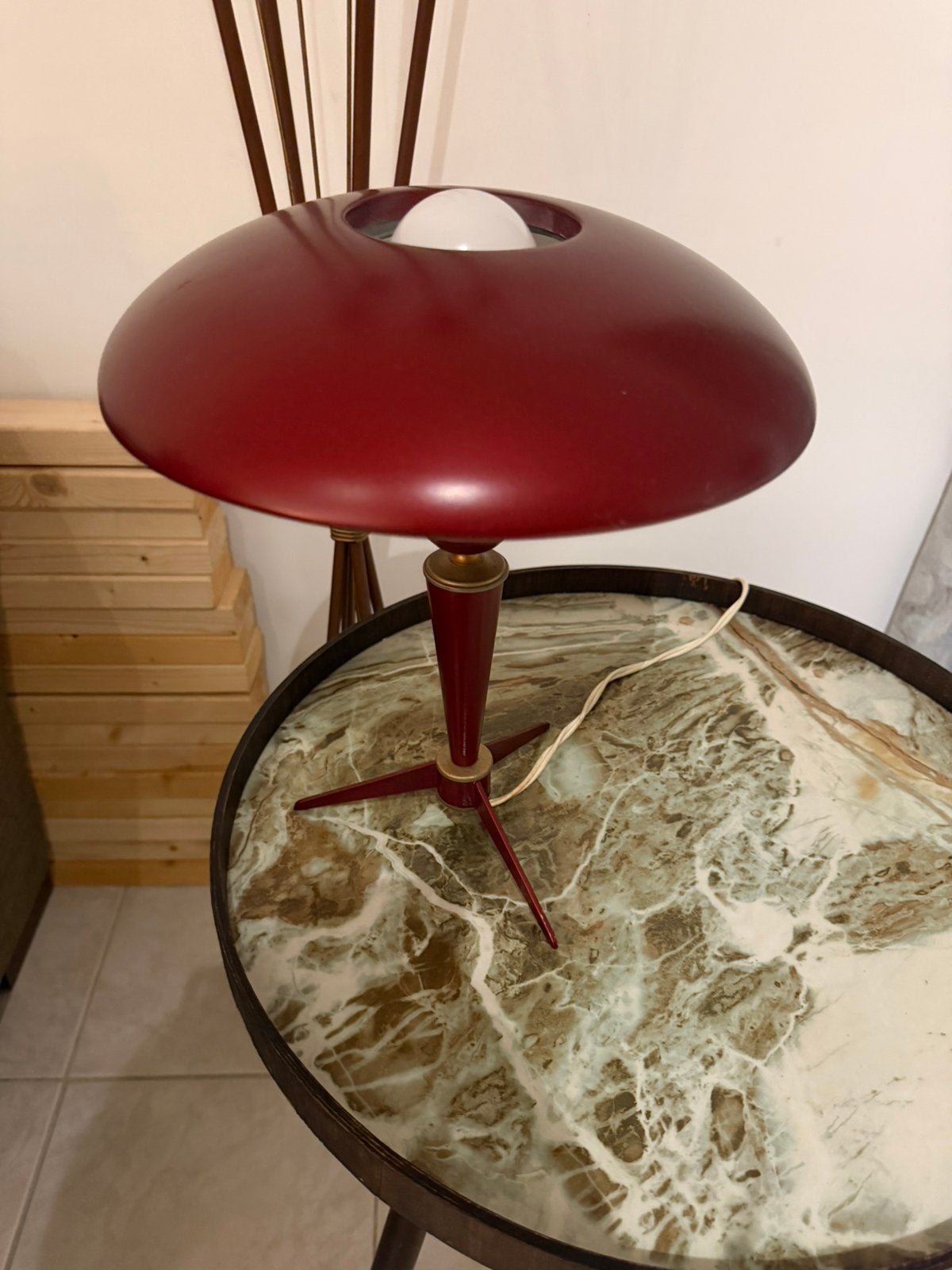 Philips lamp louis kalff bijou, Antiek en Kunst, Antiek | Verlichting, Ophalen of Verzenden