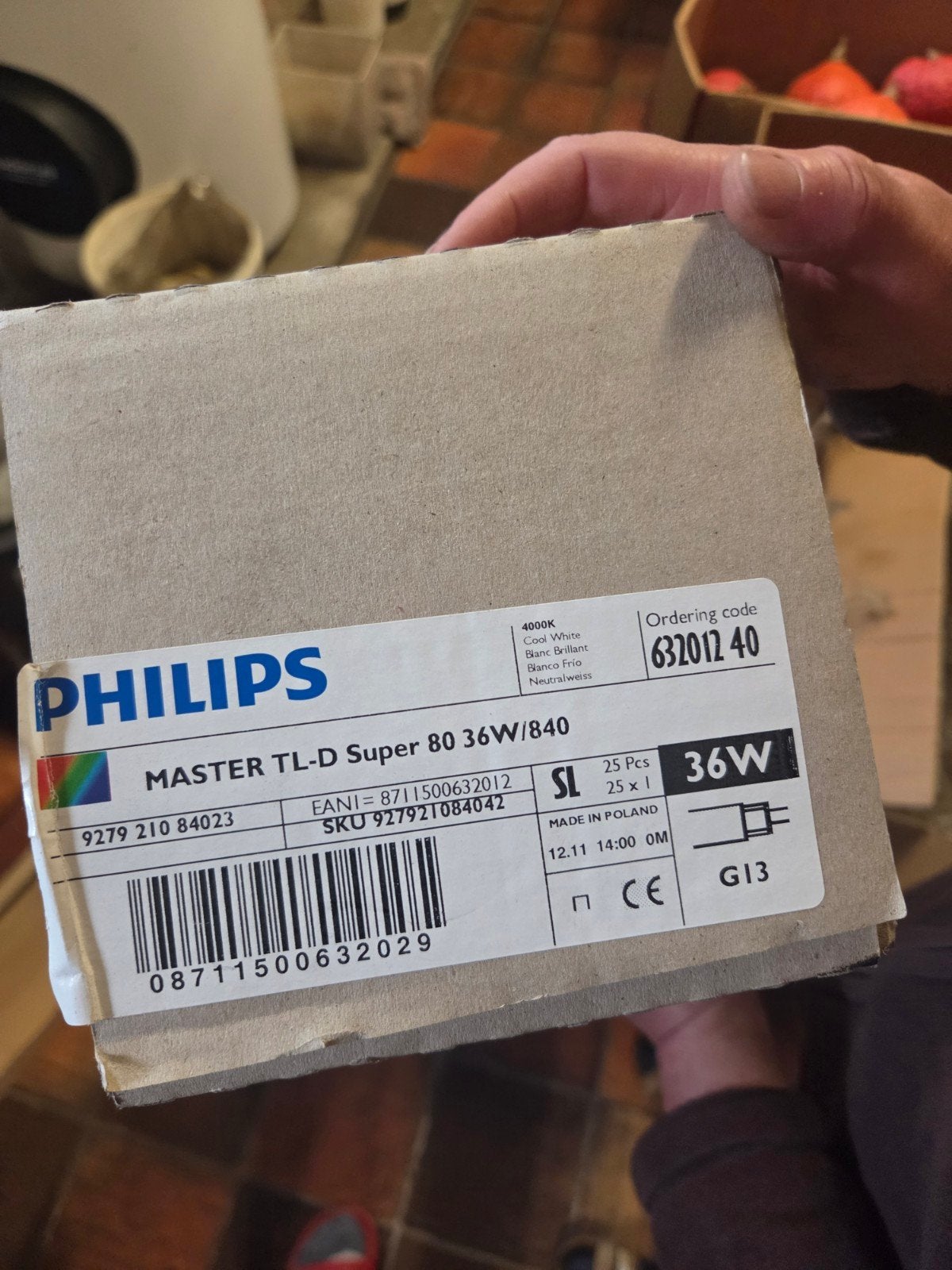 25 stuks - Philips MASTER TL-D Super 80 36W/840 120 cm, G13 (TL), Nieuw, Ophalen, Philips