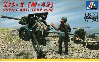 MAQUETTE (KIT) ITALERI REF : 302 : Anti Tank Gun ZIS-3, Hobby & Loisirs créatifs, Modélisme | Voitures & Véhicules, Utilisé, Autres types
