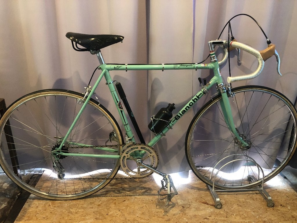Ancien Vélo Bianchi 1973 -74 Taille 54, Autres marques, 10 à 15 vitesses, Frein sur jante, Enlèvement