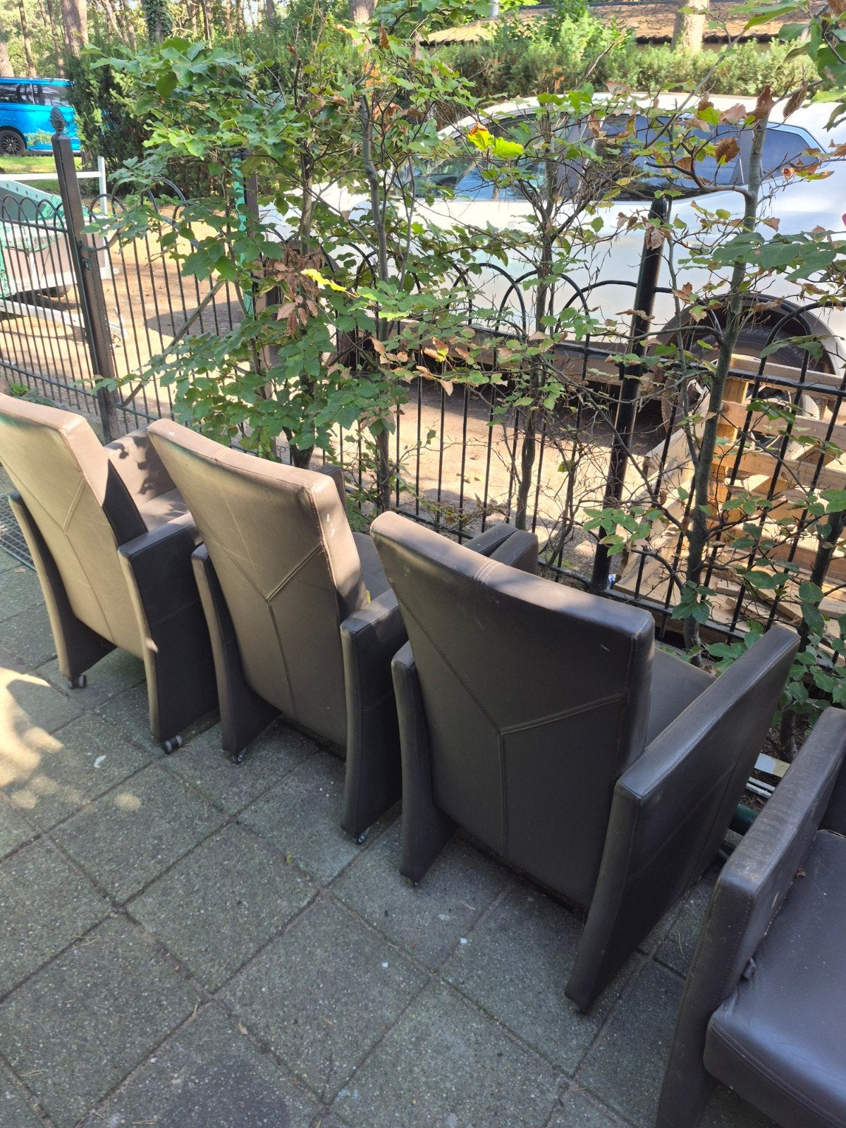 tafel stoelen, Tuin en Terras, 100 cm of meer, Ophalen of Verzenden, Zo goed als nieuw, 60 cm of meer