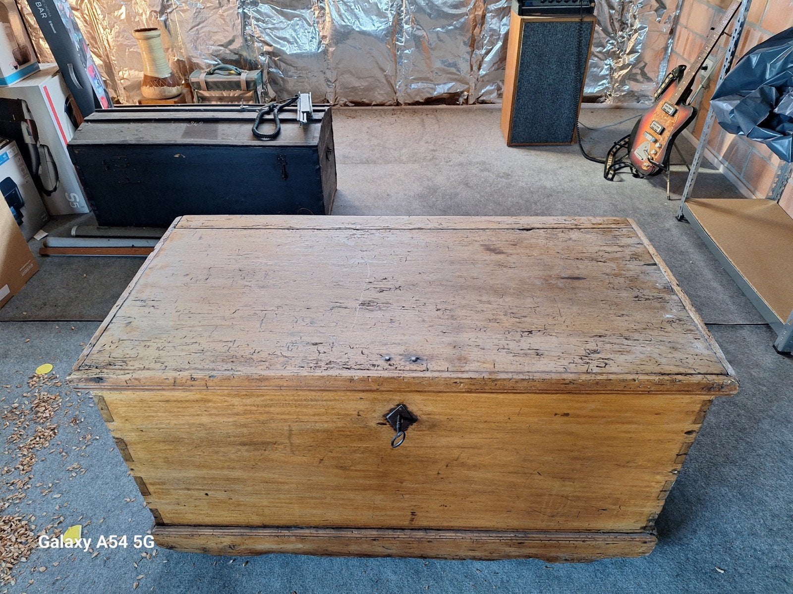 Houten kist, Ophalen